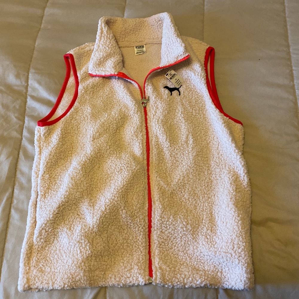 Pink sweater vest